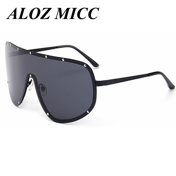 ALOZ MICC Super Big Frame Polarized Sunglasses Men Classic Trend Stars Wear Sun Glasses Women Large Frame Outdoor Sunglass Goggles A260