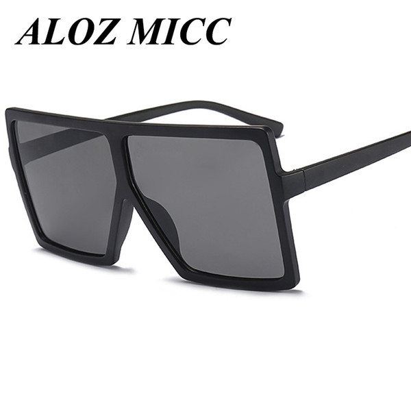 ALOZ MICC Designer Sunglasses For Men Fashion Oversize Square Female Sunglasses 2017 Women Flat Top Retro Eyewear UV400 A328