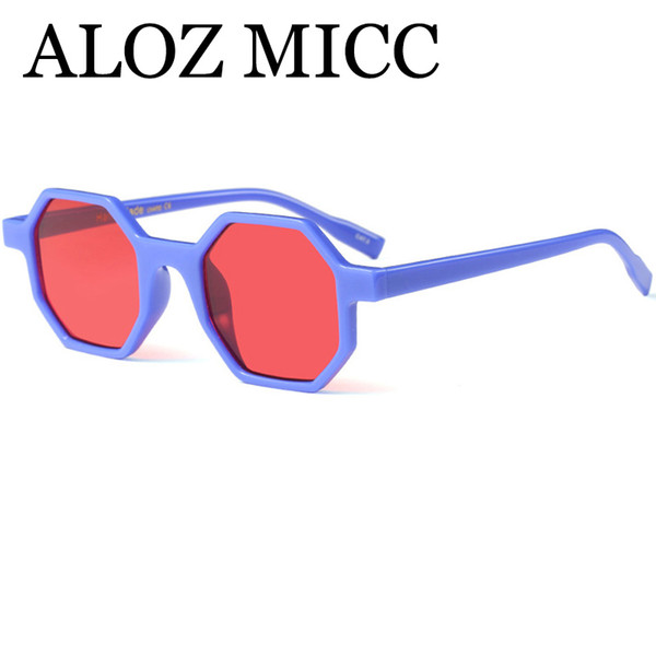 ALOZ MICC Classic Women Small Hexagon Sunglasses Men 2018 Modern Style Retro Polygon Sun Glasses Female UV400 Eyeglasses A436