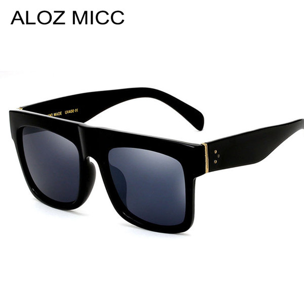 ALOZ MICC New Retro Women's Fashion Brand Sunglasses Vintage Ladies Large Square High Quality Glasses UV400 Sunglasses A060