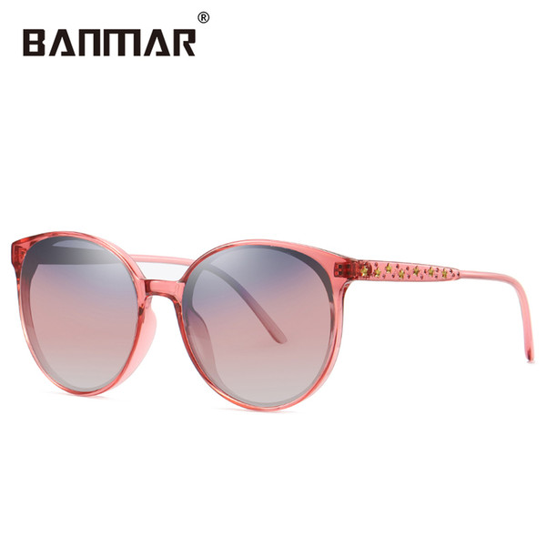 BANMAR New Cute Sexy Ladies Polarized Cat Eye Sunglasses Women Vintage Brand Designer Sun Glasses Female Oculos De Sol UV400 201951