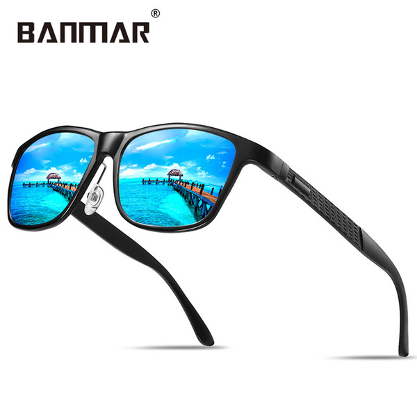 BANMAR Aluminum Magnesium Men Polarized Sunglasses Mirror Sun Glasses Brand Design Male Driving Glasses Gafas De Sol Mujer 045