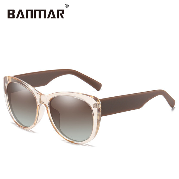 BANMAR Gafas Fashion Women Sunglasses Polarized Brand Designer Luxury Vintage Sun Glasses Big Full Frame Eyewear Female Glasses 567