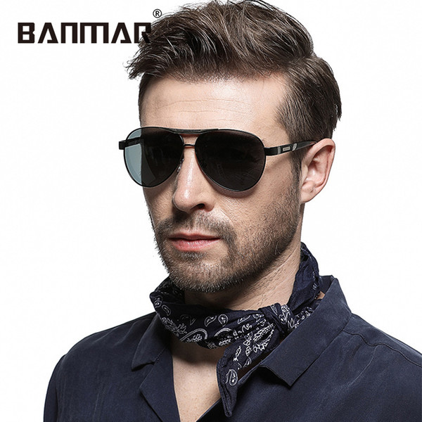 BANMAR Brand Design New Metal Polarized Sunglasses Men Travel Driving Sun Glasses Classic Male Eyewear With Original Box Gafas 4269