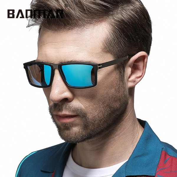 BANMAR Sunglasses Men Polarized Square Sunglasses Brand Design UV400 Protection Shades Oculos De Sol Men Glasses Driver Fishing 114