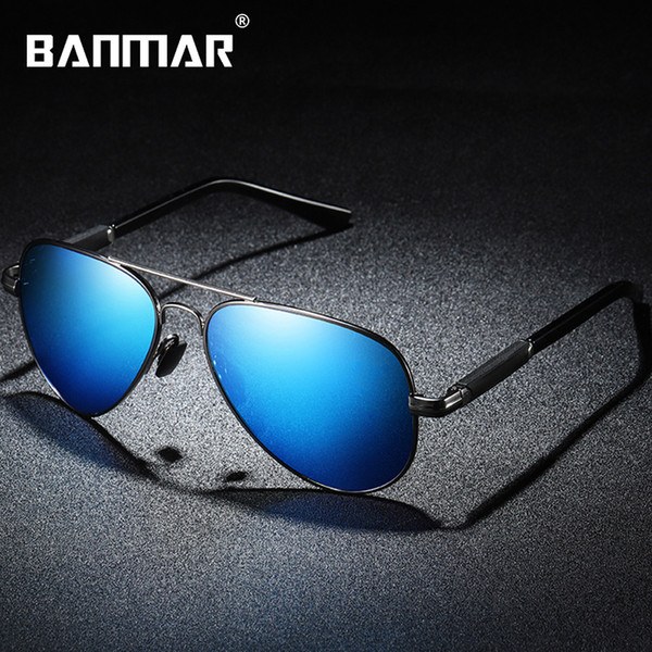 BANMAR Pilot Men Sunglasses Polarized Discoloration Male Sun Glasses Photochromic Shades Oculos De Sol Masculino Eyeglasses A545