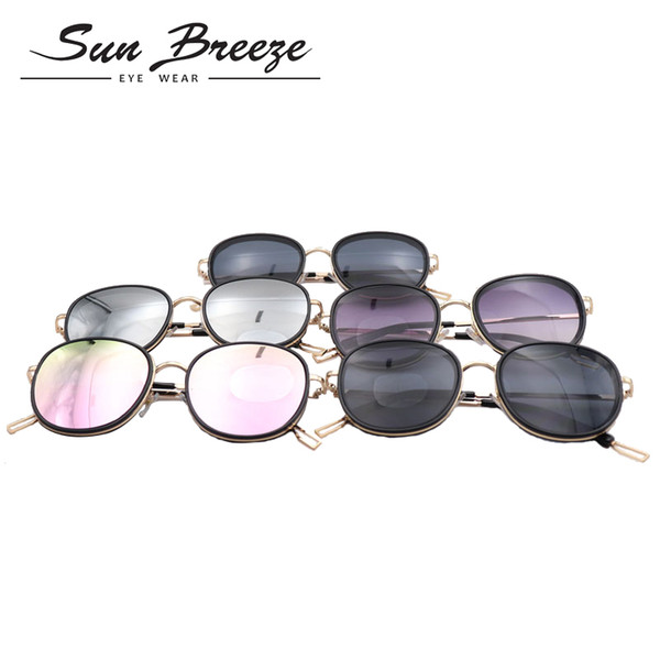 Sunbreeze Free shipping fashion Luxury UV Protection for men women brand designer Brand Sunglasses Metal frame sun glasses With Case And Box