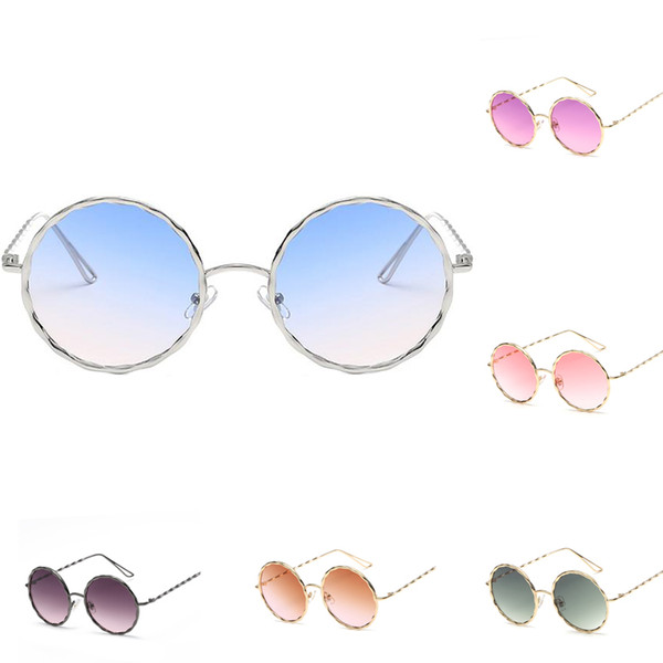 Sunbreeze 2019 Candy Color Round Sunglasses Women Fashion Sun Glasses Women Mirror Classic Vintage UV400 For Women Small Hip Hop habit Cool