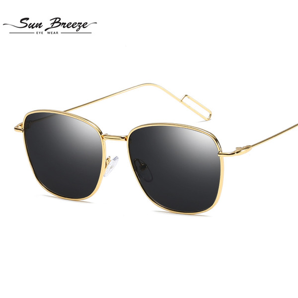 Sunbreeze 2019 NEW Steampunk Sunglasses Men Round Glasses Goggles Men Side Visor Circle Lens Unisex Vintage UV With Box Light protection