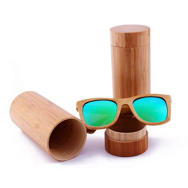 2018 new style Polarized sunglasses bamboo frame wood sunglasses men women wooden sunglasses bamboo eyewear wood glasses