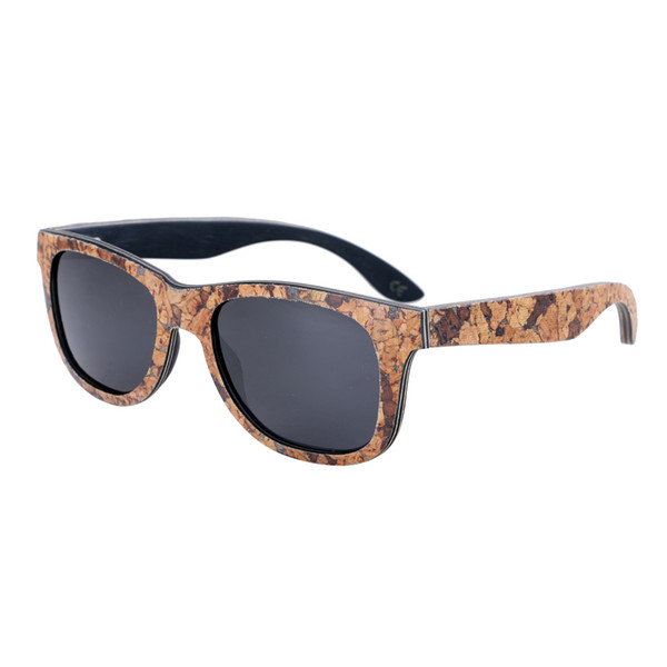 Vintage cork Wood Sunglasses For Men/Women,High Quality Polarized Lens UV400 Classic Sun glasses oculos de sol feminino Dropshipping