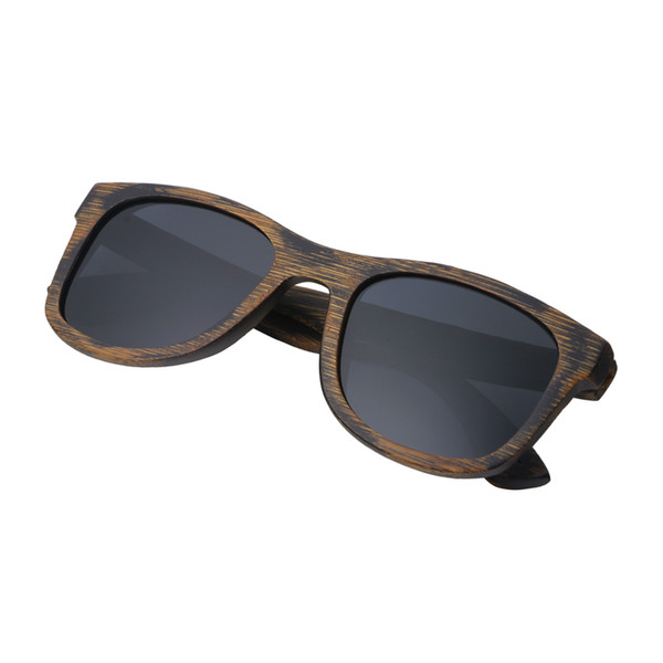 Wooden Sunglasses For Women Fashion Brand Designer UV400 Mirror Lenses Bamboo Sunglasses For Men 2018 New Arrival