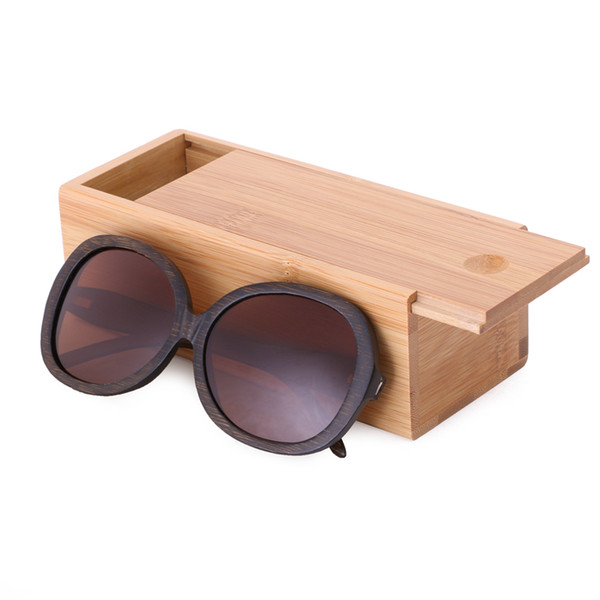 2018 brown bamboo Sunglasses Wood Polarized Sunglasses Mens Glasses UV 400 Protection Eyewear Oculos De Sol Feminino