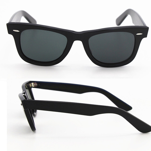 1pcs Top Quality Designer Sunglasses brand Plank Big Angle Frame Black UV400 Vintage Mens Sunglasses for Women with case and box