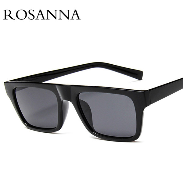 ROSANNA New Small Size Sunglasses Vintage Square Style High Quality Sun glasses Women Men Pink Black Red Vintage Shades oculos