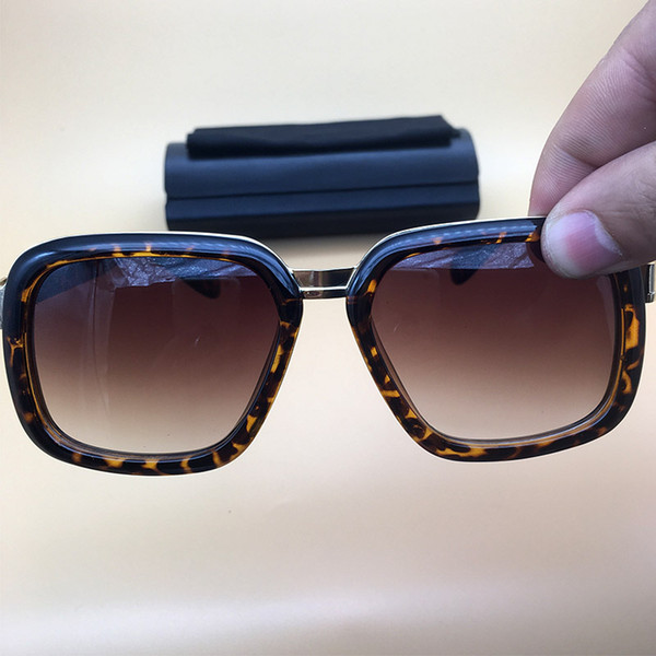 Designer Coating Sunglasses Plated Leopard Frame Brown Lenses eyewear Metal Sun Glasses Mens Womens Eyeglasses Gafas De Sol 616