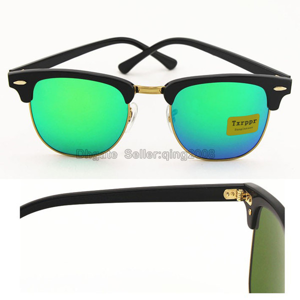 designer green flash Sunglasses Men women Driving brand Txrppr UV400 Fashion new Sun Glasses feminin oculos de sol with box