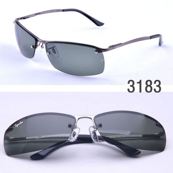 SPEIKE 3183 Summer brand sunglasses Outdoor Polarizing sunglasses Resin Lenses silver 63mm Sunglasses with free Original box