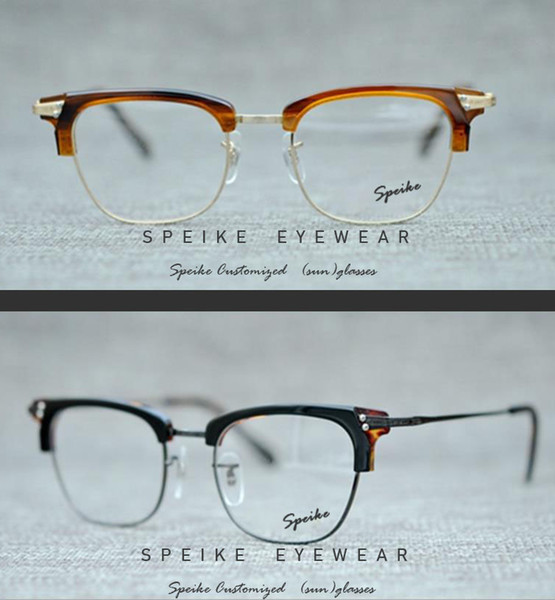 SPEIKE Customized High quality Eyewear glasses OL1132S vintage shield style eyewear for men and women with UV-400 lens can be myopia glasses