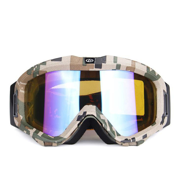 SPEIKE outdoors Sports Eyewear H007 Women Men double-deck skiing Gogges Prevent mist Cross-country motorcycle wind proof goggles PC UV-400