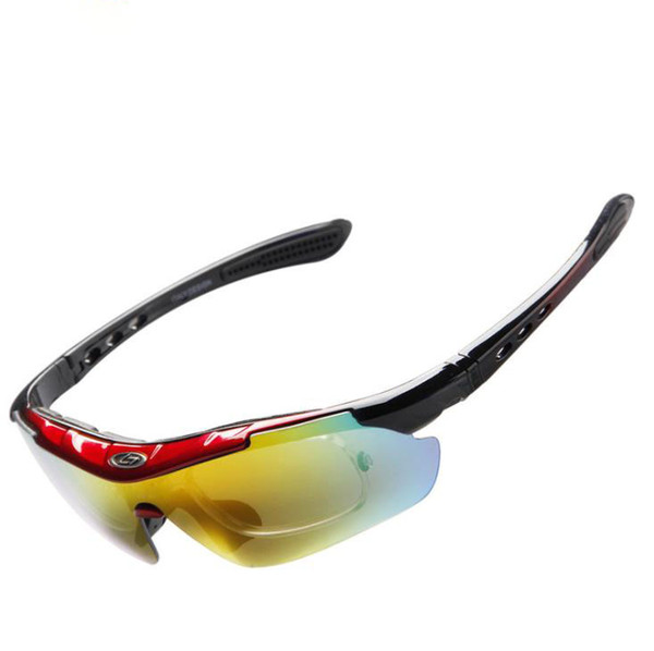 SPEIKE Myopia Sports Polarized Sunglasses Women Men Cycling Gogges SP0871 Interchangeable 5 Lens Jaw&breaker style Cycling Eyewear