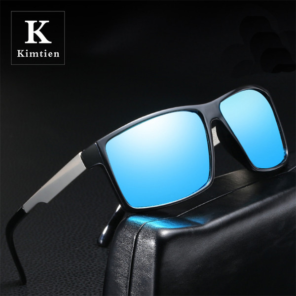 New Men Polarized Sunglasses Aluminum Magnesium Sun Glasses Driving Glasses Rectangle Shades For Men Oculos masculino Male