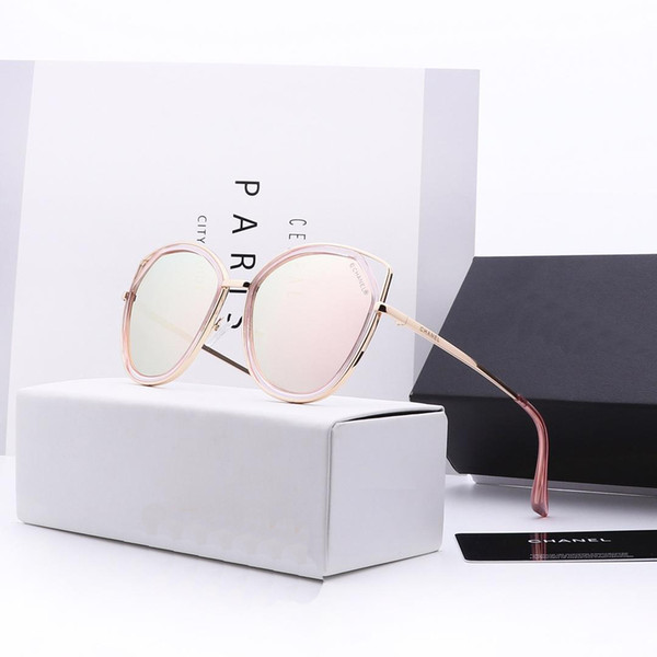 Famous Brand Cateye Sunglasses Women Vintage Gradient Glasses Retro Cat eye Sun glasses Female Eyewear UV400 High Quality Official original