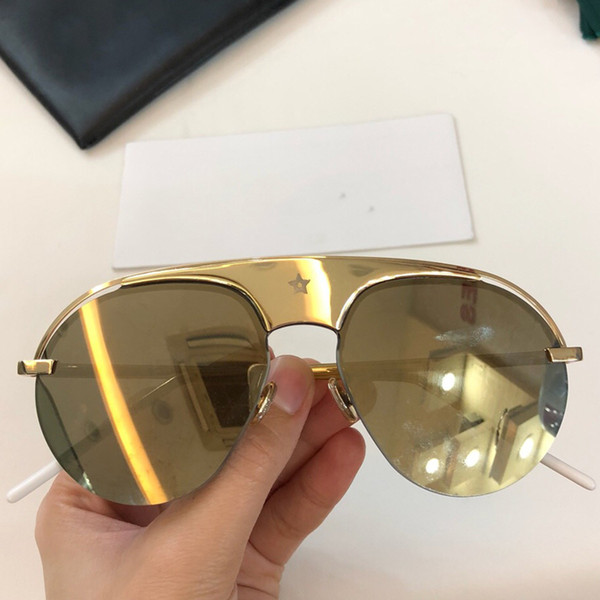 Luxury Round Sunglasses Women Half Frame Sunglasses High Fashion Sunglasses Brand Woman Designer Famous Brand Women Sun Glasses