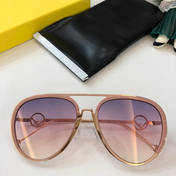 Famous Brand Sunglasses New Sunglasses for Women 2018 Oval Round Metal Frame Sunglasses Luxury Brand Designer with Original Box