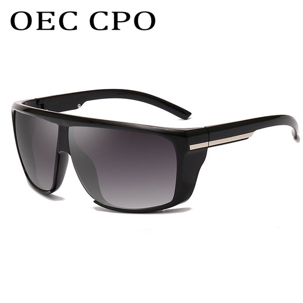 OEC CPO Fashion Cool Sunglasses Men Brand Retro Big Sunglass Driver Goggles Square Clear Sun Glasses For Women UV400L121