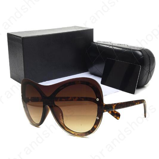 Large frame Goggle Outdoor brand designer Italy Eyewear Sunglasses lady women black shades Fashion Retro with original Zipper case