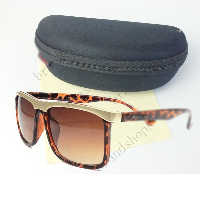 Novel brand sunglasses designer Eyewear Italy Leopard Sunglasses women men shade Fashion sun glasses with original Zipper case