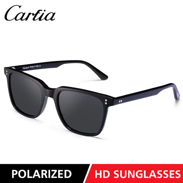 Carfia Newest 5354 mens designer sunglasses Rectangle Driving Polarized sun glasses sunglasses for women 51mm 3 colors with original box