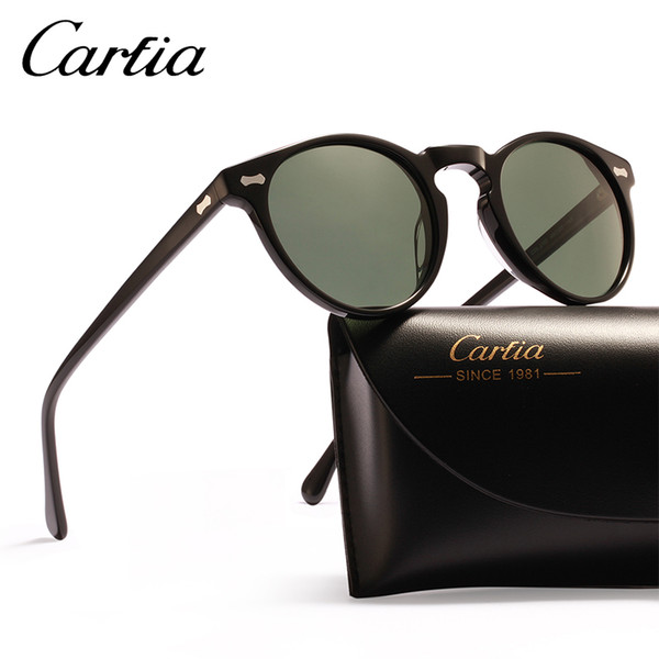 polarized sunglasses women sunglasses carfia 5288 oval designer sunglasses for men UV protection acatate resin glasses 3 colors with box