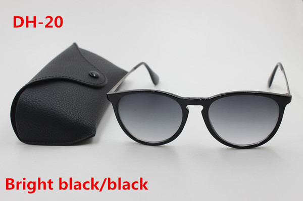 New high quality fashion sunglasses for men and women designer brand sunglasses black frame black gradient lens UV400 protection black case