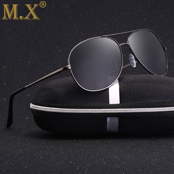 2018 New pilot men polarized Sunglasses night vision driving sunglasses Women shopping sun glasses UV400 M131