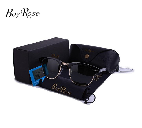 BoyRose-52MM High Quality Sun Glasses Classic RAYS Sunglasses For Men Women BANS CAT EYE Brand Design Gafas Oculos de Sol Bands Sunglasses