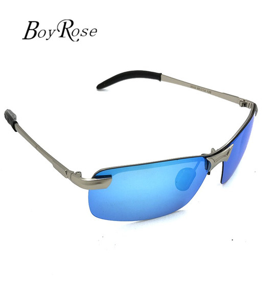 Brand BoyRose Blue Lenses Luxury Sun glasses For mens Fashion Evidence Rays Sunglasses Designer Glasses Eyewear For men Women Bans 3043 Case