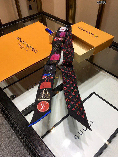 Lou 2019 latest double-layer hair band ~ straps. bow tie. streamers, the remaining number is not many cute fashion