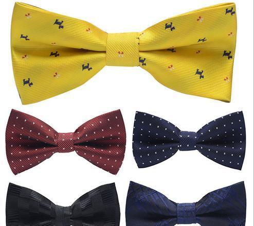 New accessories wholesale men and women fashion tie wedding groom bow knot new British style suit formal bow tie 6cm 12cm