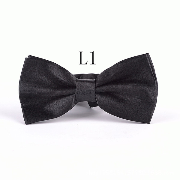 Dress bow tie business gentleman and wedding bow tie men's solid color candy color multi-color optional bow tie