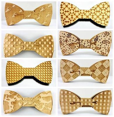 HOT Wood Bow Ties Goodwood 8 styles Handmade Vintage Traditional Bowknot For Gentleman Wedding Wooden Bowtie Free Fedex TNT