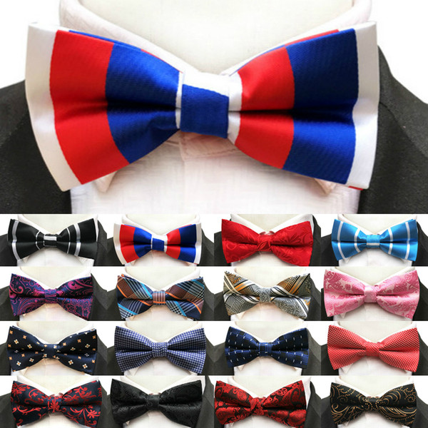 Men Bow Ties Luxury Wedding Formal Cravat British Style Gentleman England Man Neck Tie Suit Fashion Prom Accessories Retro Necktie