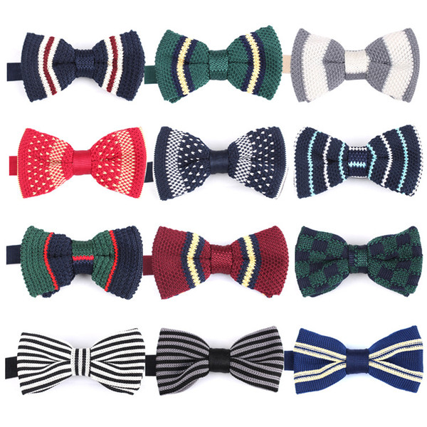 Men and women bow ties wholesale Business and leisure knitting bow ties Wholesale custom fine bow tie