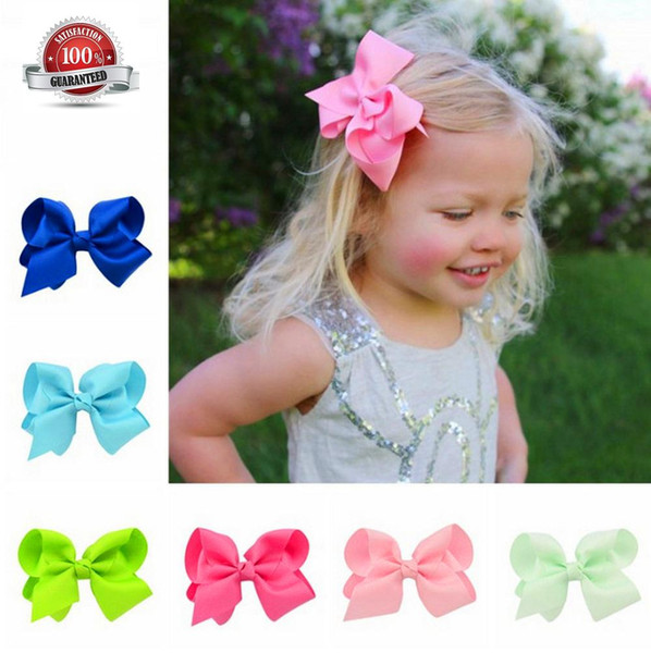 20 Colors Baby Ties Boutique Grosgrain Ribbon Pinwheel Hair Bows Attached With Alligator Clips For Teens Girls Babies Toddlers Gifts acc005