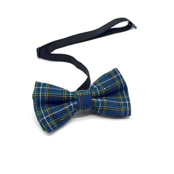 Children's bow tie children's plaid collar flower boys and girls school performance Chaobao autumn and winter clothing with