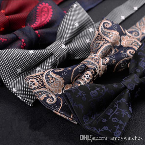 bow ties for men business lote High quality sale Formal commercial wedding butterfly cravat bow tie male marriage