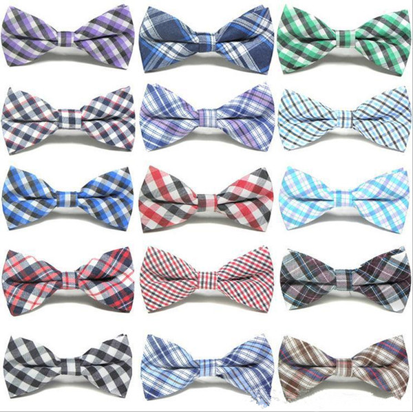 Children Fashion Formal Cotton Bow Tie Kid Classical Striped Bowties Colorful Butterfly Wedding Party Bowtie Pet Tuxedo Ties