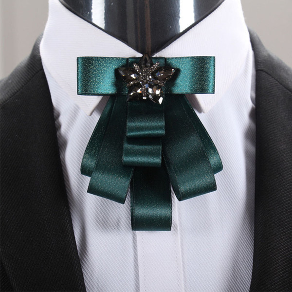 Mantieqingway Business Bow Tie Tuxedo Bowtie Cravat for Groom Wedding Bouquet Fashion Polyester Bow Ties for Men Blue Gravata