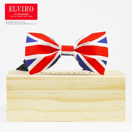 Free shipping mens U.K flag bow ties/stage performance tuxedo bow ties